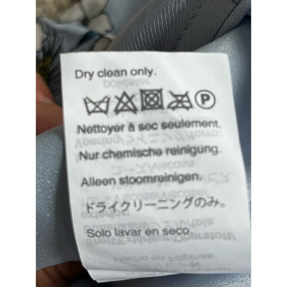 NWT! J. Crew High-Rise Crop Pants in Garden Floral Light Blue 6‎ Lined Pockets - Picture 12 of 12